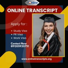 Online Transcript is a Team of Professionals who helps Students for applying their Transcripts, Duplicate Marksheets, Duplicate Degree Certificate ( Incase of lost or damaged) directly from their Universities, Boards or Colleges on their behalf. We are focusing on the issuance of Academic Transcripts and making sure that the same gets delivered safely & quickly to the applicant or at desired location. We are providing services not only for the Universities running in India,  but from the Universities all around the Globe, mainly Hong Kong, Australia, Canada, Germany etc.
https://onlinetranscripts.org/