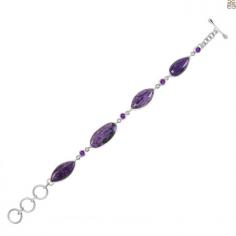 Charoite Bracelets: The Stone of Unconditional Love

Charoite isn't just a pretty stone. It's full of healing powers and spiritual strength to help you clean your chakras, boost your self-esteem, and awaken your analytical abilities. Charoite will provide you with inner vision and promote unconditional love. It's also beneficial in treating physical conditions of the eyes, heart, liver, pancreas, and general nervous system. A Charoite bracelet, for example, enhances your intuition, creativity, and spiritual awareness while offering protection from negative energies and bringing greater harmony. It also makes for an excellent gift for yourself or someone you love.