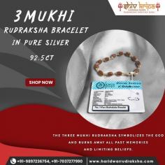 3 Mukhi Rudraksha bracelets during meditation, prayer, or throughout the day to harness its positive energies and invoke the blessings of Lord Agni. Additionally, these bracelets are valued for their natural beauty and are worn as sacred jewelry, serving as a constant reminder of one's spiritual journey and connection to the divine.

Visit here: https://www.haridwarrudraksha.com
