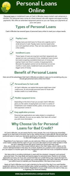 Get Easy Personal Loans Online at Cash in Minutes

Get personal loans online with Cash in Minutes to finance any purchase you make. Contact them now for a speedy personal loan approval, even if you have a less-than-perfect credit score!

Visit: https://mycashinminutes.com/personal-loans
