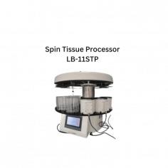Spin tissue processor LB-11STP is a microprocessor controlled unit with tissue basket relocating system. The combination of silent and precision mechanism with proficient software enables procurement of highest degree of flexibility. The agitation mode guarantees complete mixing and contact with the tissue, solvent and paraffin to achieve dehydrate effect.

