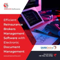 Simson Softwares offers top-tier reinsurance software solutions tailored to manage your broking data efficiently. Our electronic document management system enhances day-to-day operations, boosting overall efficiency. With our reinsurance management software, data security is atmost priority, ensuring full attention to even the smallest details of your work.