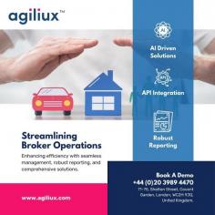 Find out how Agiliux's state-of-the-art methods for optimizing operations are revolutionizing the London Market insurance brokerage. Everything about your brokerage process is optimized by our platform, from smooth policy management to effective customer onboarding. To find out more about how Agiliux can revolutionize your insurance brokerage business, visit our website.