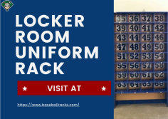 Our locker room uniform rack is designed to efficiently accommodate all your needs and is perfect for high school, collegiate, and professional sports facilities. Its compartment allows you to organize your sports gear and your uniforms very easily, making the most use of your available space
https://www.baseballracks.com/product-page/locker-room-uniform-rack
