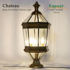 Light up your outdoor spaces with the timeless elegance of our Chateau Brass and Glass Outdoor Light! Crafted with meticulous attention to detail, this fixture seamlessly blends classic charm with modern design. Durable, stylish, and sophisticated, the Chateau Outdoor Light is the perfect statement piece for any outdoor setting.
