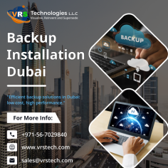 Explore innovative methods and tools to streamline backup setup, ensuring data security and efficiency by using these cutting-edge techniques. VRS Technologies LLC offers the most reliable services of Backup Installation Dubai. For More Info Contact us: +971 56 7029840 Visit us: https://www.vrstech.com/