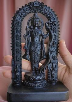 Buy Ram lalla  idol online in India. An Exquisite Blend of Spirituality and Luxurious Aesthetics.
