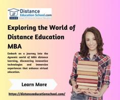 MBA Distance Education provides flexible, global networking, and practical learning opportunities, catering to professionals balancing existing commitments. Similarly, MBA Online Education offers the same benefits, empowering individuals to advance careers while accommodating personal and professional responsibilities. Both formats emphasize convenience and quality, ensuring accessibility without compromising academic excellence.
For more information visit our website:-https://distanceeducationschool.com/mba-distance-education/