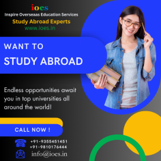 Want to Study Abroad
https://ioes.in/
https://ioes.in/book-appointment/
