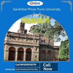 Online Transcript is a Team of Professionals who helps Students for applying their Transcripts, Duplicate Marksheets, Duplicate Degree Certificate ( Incase of lost or damaged) directly from their Universities, Boards or Colleges on their behalf. We are focusing on the issuance of Academic Transcripts and making sure that the same gets delivered safely & quickly to the applicant or at desired location. We are providing services not only for the Universities running in India,  but from the Universities all around the Globe, mainly Hong Kong, Australia, Canada, Germany etc.
https://onlinetranscripts.org/transcript/savitribai-phule-pune-university/