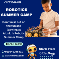 Are you ready to dive into the exciting world of robotics? Join us this summer for an unforgettable journey where creativity meets technology. Our Robotics Summer Camp is designed for young enthusiasts aged 12-17who are eager to explore, innovate, and create with robots!


