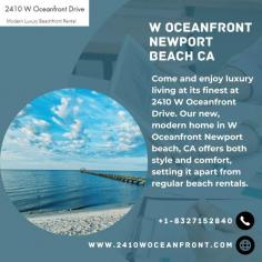 Come and enjoy luxury living at its finest at 2410 W Oceanfront Drive. Our new, modern home in W Oceanfront Newport beach, CA offers both style and comfort, setting it apart from regular beach rentals. Don't miss out on a peaceful seaside retreat – book your stay today!
