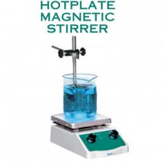 Hotplate Magnetic Stirrer NHMS-100 is a motor driven stirring pan with constant supply of adjustable temperature and speed. The stirrer enables in achieving smooth mixing, dilution, dissolving and emulsification procedures under specified conditions. It is resistant to corrosive chemicals and equipped with data interface. The magnetic stirrer is integrated with heating system to increase the solubility of a chemical compound.