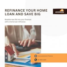 Breathe new life into your finances with a home loan refinance. Ascension Finance can help you secure a lower interest rate and potentially save thousands on your monthly repayments. Visit https://ascension.finance/refinancing/ to learn more!