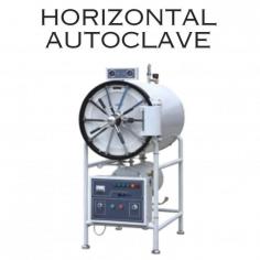 Horizontal Autoclave NHA-100 is a cyclindrical, horizontal pressure steam sterilizer with an automatic pressure-temperature controller. These front-loading autoclaves combine of high temperature and pressure to bring about decontamination and sterilization of biological waste, culture media, instruments and lab ware. The whole body is a highly durable stainless steel with an installed electric heater for more efficient steam production and advanced vacuum for enhanced drying of discarded material. It is user-friendly and play important role in sterilization procedures across various Hospitals, Pharmaceutical companies, Biopharma and Microbiology laboratories etc.