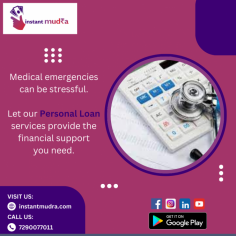 "Medical emergencies are tough. Let us ease the burden with our personal loan services, offering the financial support you need." 