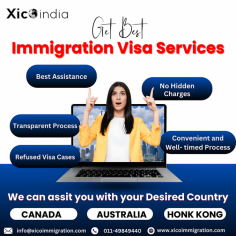 Looking for reliable immigration services? Look no further! At Xico India, we specialize in providing the best immigration solutions tailored to your needs. Whether it's visa applications, work permits, or residency, our experienced team is here to assist you every step of the way. Contact us today for personalized assistance.