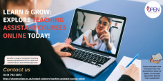 Enroll in Teaching Assistant Courses online at UK Open College and kickstart a rewarding career in education. Our flexible online courses offer in-depth training in areas like child development, classroom management, and effective teaching techniques. Study at your own pace from the comfort of your home and graduate with a recognized qualification. Invest in your future today by joining our accredited Teaching Assistant Courses online!

