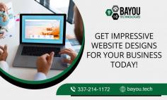 Drive Your Business Forward Online with the Best Web Design!

If you wish to drive the best outcomes for your brand, you must invest in designing a business page that grabs people's eyeballs to learn more about your business. We’re the best website company in Lake Charles, Louisiana, that specializes in tailor-made website design. Bayou Technologies, LLC crew of professionals will bring their knowledge and proficiency to your campaign.
