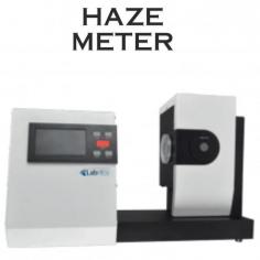 Haze meter NHM-100 is used for haze and transmittance measurement. It has open measurement area with no limit on sample size, can carry out vertical measurements as well. It comes with different light sources such as A, C, D65 etc. for haze, transmittance measurement. Design is confirmed to ASTM & ISO standards, where transmittance compensation measurement provides highly accurate test result.