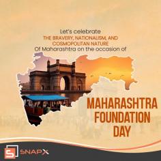 Celebrate Maharashtra Foundation Day with our SnapX.Live app! 