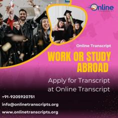 Online Transcript is a Team of Professionals who helps Students for applying their Transcripts, Duplicate Marksheets, Duplicate Degree Certificate ( Incase of lost or damaged) directly from their Universities, Boards or Colleges on their behalf. We are focusing on the issuance of Academic Transcripts and making sure that the same gets delivered safely & quickly to the applicant or at desired location. We are providing services not only for the Universities running in India,  but from the Universities all around the Globe, mainly Hong Kong, Australia, Canada, Germany etc.