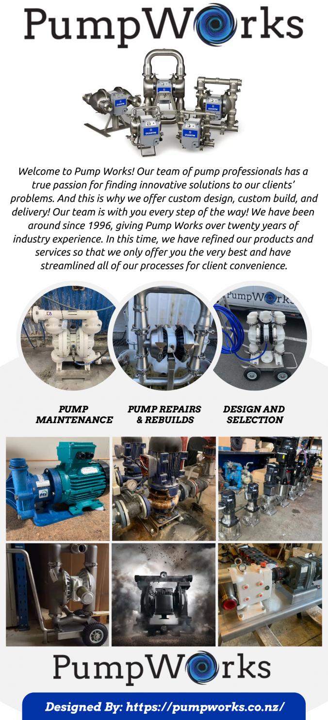 With over 20 years of hands-on experience our pump industry track record has allowed PumpWorks to refine products to the very best industry has to offer. We have an understanding of “Service and Delivery” that is why we carry an impressive inventory of pumps and spares in our Auckland warehouse.