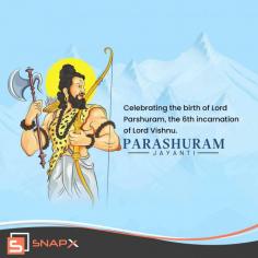 Celebrate the Auspicious Occasion of Parashuram Jayanti with Our SnapX.Live Poster App! Wishing You All a Joyous Parashuram Jayanti, Filled with Divine Blessings and Spiritual Bliss! 