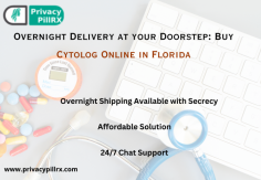 With medications, you can safely end a pregnancy. Buy cytolog 200mcg online to terminate an early pregnancy privately. Get assistance from our expert team regarding any query. Fast and overnight shipping with cost-effective option. 24x7 live chat support for solving your doubts. Buy cytolog abortion pills online with credit card today and have the medicines delivered at your home.