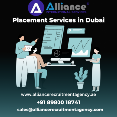 Looking for placement agency in Dubai? Alliance have placement consultants in Dubai for all sectors. We have diverse placement services in Dubai for all your manpower requirements. Get in touch with us today

