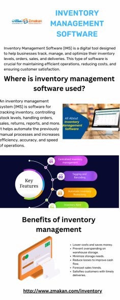 Inventory Management Software (IMS) is a specialized digital tool designed to help businesses efficiently oversee and control their inventory. It streamlines the process of tracking inventory levels, orders, sales, and deliveries.