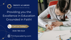 Get a Faith-Filled Education with Our Christian School!

We embrace the best Christian School in Raleigh through support and favorable interactions, exhibiting compassion by being intelligent, kind, and glad to see things from others' perspectives. Trinity Academy pupils are inspired to take responsibility for their activities and aim for excellence in all areas of their learning and character.
