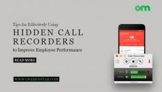 Discover essential tips for effectively using hidden call recorders to enhance employee performance, ensure compliance, and improve customer service in your business.

#hiddencallrecorder #callrecorder