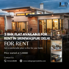 If you search for a, 2 BHK Flat Available for Rent in Sriniwaspuri Delhi, You can get more details online on indiapropertydekho.com, Buy property of your choice
