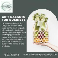 Let Basket And Gifts By Design be the one-stop shop for the most exquisite gift baskets for business. Ideal for corporate gifting or showing appreciation to valued clients or colleagues, our curated assortments reveal the premium and businesslike nature of the products. Get in touch with us today.

