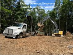 Expert Dozer and Excavator Land Clearing Services in Belle Haven, VA. Our versatile fleet handles jobs effortlessly. We tackle pesky tap-root species like Mesquite, Yaupon Holly, and Huisache. Count on us for traditional clear and grub techniques. We offer tree piling for burning or mulching. Our services extend to dirt work and excavation, specializing in pond and lake construction. Trust our state-renowned team for top-notch results.