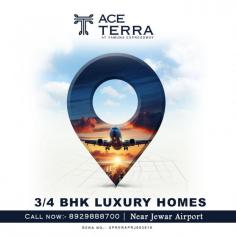 
Indulge in luxury living at ACE Terra, located on Yamuna Expressway. Revel in modern amenities and choose from 3 & 4 BHK apartments amidst stunning landscaping. Unwind at Club Spade or stroll through lush green spaces. With seamless access to key destinations, ACE Terra offers a peaceful retreat from city life. Rest assured with RERA compliance (RERA REG NO. UPRERAPRJ683816), ensuring a secure investment. The allotment day is on May 12, 2024. For queries and site visits, contact 8929888700. Discover the pinnacle of comfort and elegance at ACE Terra. Visit the RERA-certified website: www.up-rera.in.