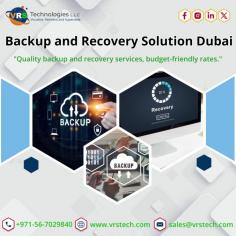 Discover the essential benefits of backup and recovery solutions for protecting and restoring your critical data efficiently. VRS Technologies LLC offers you Backup and Recovery Solutions Dubai. For More info Contact us: +971 56 7029840 Visit us: https://www.vrstech.com/backup-and-recovery-solutions-dubai.html