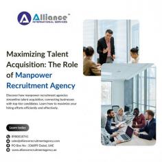 Discover how manpower recruitment agencies streamline talent acquisition, connecting businesses with top-tier candidates. Learn how to maximize your hiring efforts efficiently and effectively.