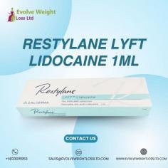 Transform your appearance with Evolve Weight Loss Ltd. Explore Restylane Lyft Lidocaine 1ml for stunning results. Start your journey now.