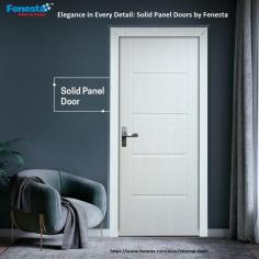 Experience timeless beauty and durability with our solid panel doors. Crafted to perfection, these doors from Fenesta add a touch of sophistication to any space. Visit https://www.fenesta.com/door/internal-doors