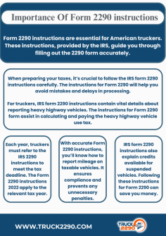 Form 2290 instructions are crucial for accurately filing the Heavy Highway Vehicle Use Tax, ensuring compliance with IRS regulations and avoiding penalties. They provide detailed guidance on eligibility, tax rates, and the step-by-step process for completing and submitting the form. Understanding these instructions helps vehicle owners and operators manage their tax obligations efficiently and correctly.