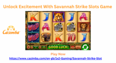 Immerse yourself in the wild adventure of Savannah Strike slots game! Discover the excitement of roaring wins and thrilling spins. Play Savannah Strike now and unleash the safari within. Join the fun today!