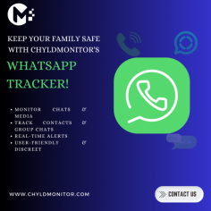 Worried about your child's online interactions? With CHYLDMONITOR's WhatsApp Tracker, you can ensure their safety by monitoring their chats, media, and contacts in real-time. Stay informed and protect your loved ones from potential dangers.

Monitor Chats & Media
Track Contacts & Group Chats
Real-Time Alerts
User-Friendly & Discreet

Empower your parenting with the tools you need to safeguard your family in the digital age. Learn more about how CHYLDMONITOR can help you create a secure online environment for your kids.

#FamilySafety #WhatsAppTracker #DigitalParenting #CHYLDMONITOR #StaySafeOnline #ParentalControl #OnlineSafety