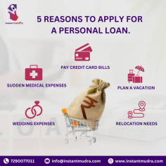 Discover the benefits of a personal loan! Whether it's for wedding expenses, pay credit card bills, sudden medical expenses, plan a vacation, relocation needs, we've got you covered. Enjoy quick access to funds, flexible repayment options, low interest rates, and hassle-free application process. Apply now and take control of your finances!
 