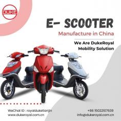 Join DukeRoyal, a top e-scooter manufacturer in China, to experience the urban transportation of the future. Modern electric scooters that blend cutting-edge technology, stylish appearance, and environmentally responsible performance are our specialty at DukeRoyal. Our e-scooters are the ideal option for contemporary commuters since they are designed with efficiency and convenience in mind.
Strong motors, long-lasting batteries, and intelligent networking choices are just a few of the cutting-edge features that go into the construction of every DukeRoyal e-scooter. DukeRoyal e-scooters provide unparalleled dependability and style, whether you're cruising through congested city streets or taking a leisurely ride.
Discover a more intelligent and environmentally friendly way to travel by embracing the e-mobility revolution with DukeRoyal.
 