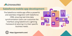 Are you looking to Create powerful and efficient Salesforce mobile app development? Maximize your business potential with Salesforce's mobile capabilities. Contact us for more details.	

 
