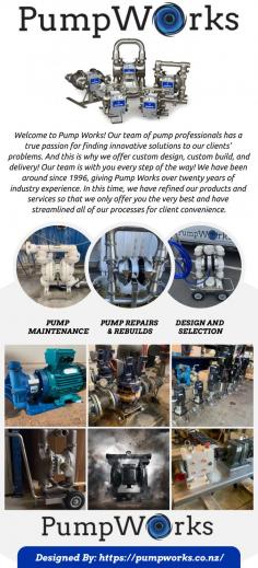 With over 20 years of hands-on experience our pump industry track record has allowed PumpWorks to refine products to the very best industry has to offer. We have an understanding of “Service and Delivery” that is why we carry an impressive inventory of pumps and spares in our Auckland warehouse.

