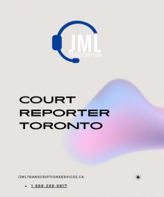 Court reporters play a crucial role in the legal system, providing accurate and comprehensive documentation of court proceedings. In a bustling metropolis like Toronto, where legal cases can be complex and high-profile, the expertise of a skilled court reporter is indispensable. 

https://jmltranscriptionservices.ca/professional-court-reporters-toronto/