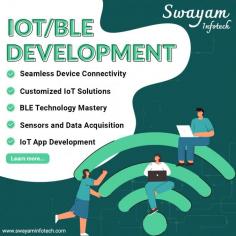 Explore our IoT development services to bring your connected ideas to life. We specialize in creating innovative solutions for a smarter, interconnected world. Our expertise ensures reliable, scalable, and secure implementations, bringing your vision to life in the rapidly evolving landscape of IoT and Bluetooth Low Energy. Hire our IoT/BLE developers and elevate your products with our IoT/BLE development services.